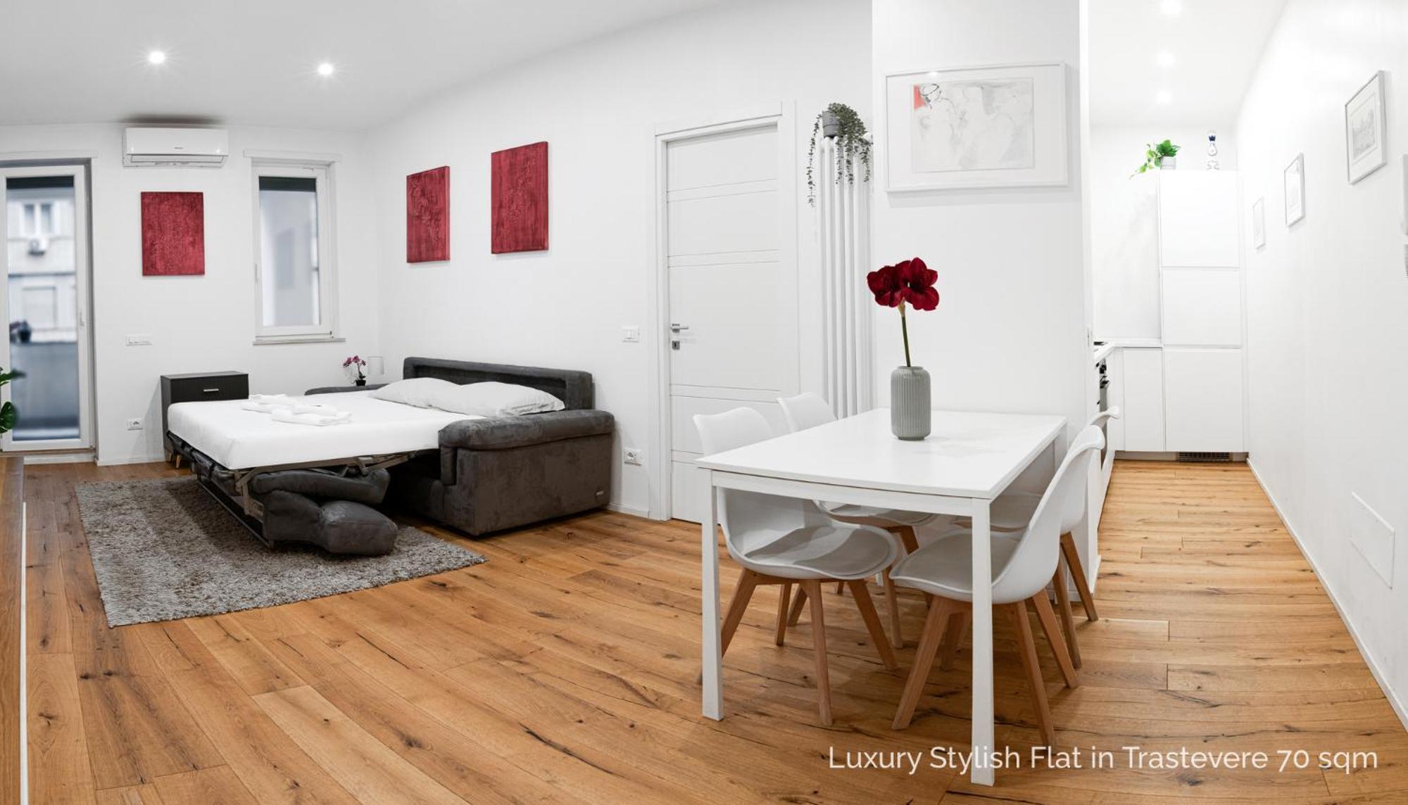 La Dolce Vita - Luxury Stylish Flats In Trastevere 70-90Sqm Рим Экстерьер фото