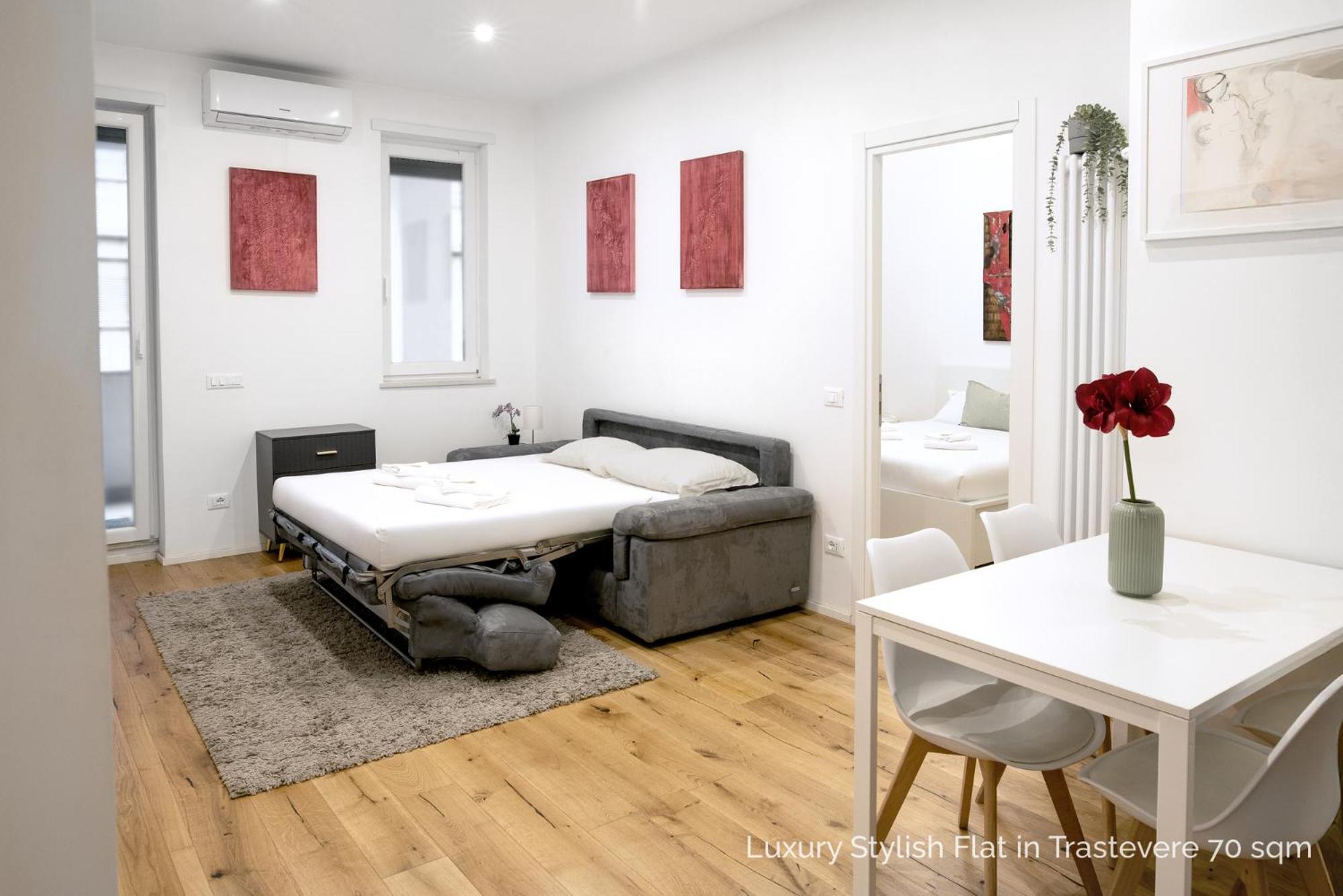La Dolce Vita - Luxury Stylish Flats In Trastevere 70-90Sqm Рим Экстерьер фото