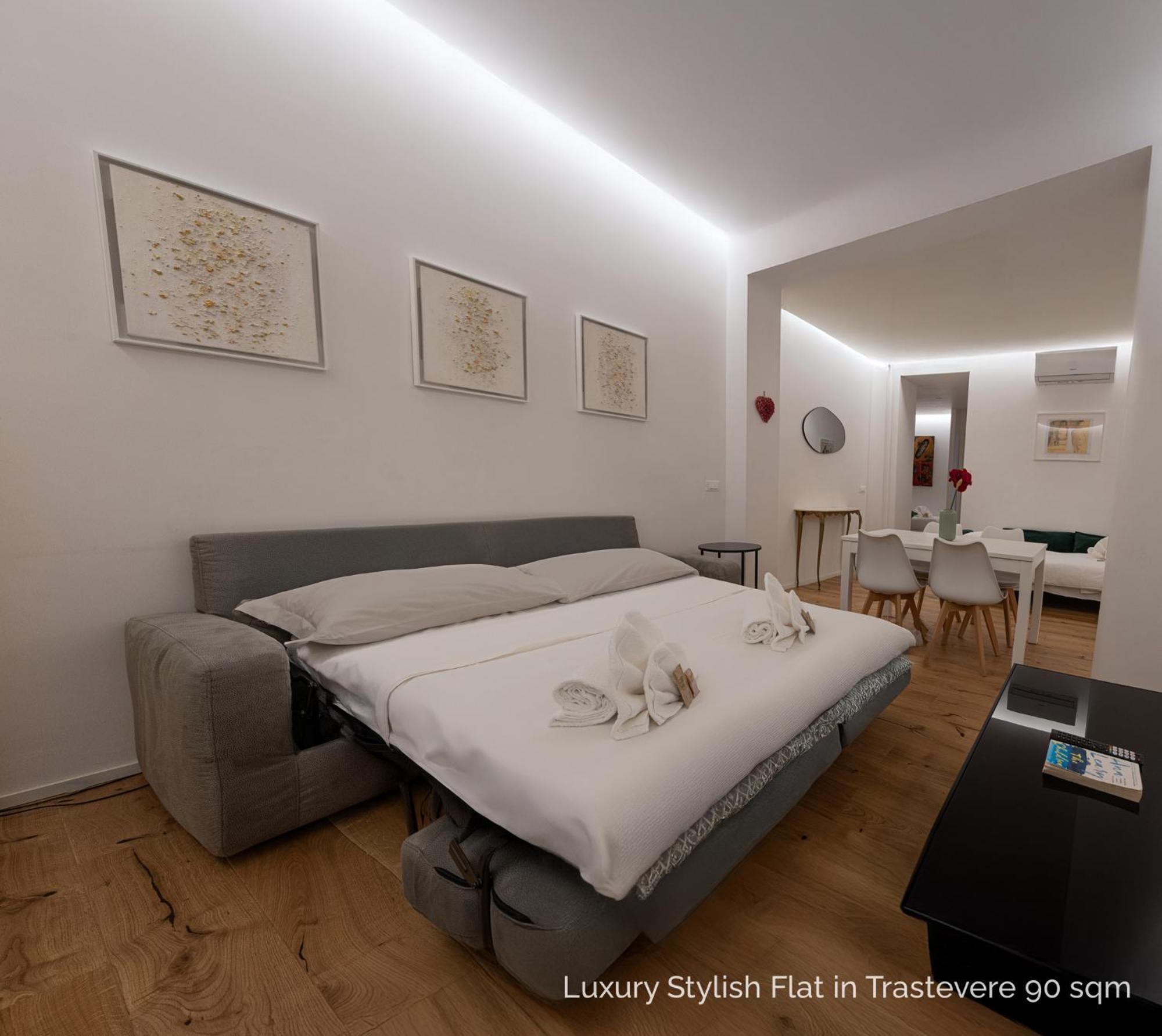 La Dolce Vita - Luxury Stylish Flats In Trastevere 70-90Sqm Рим Экстерьер фото