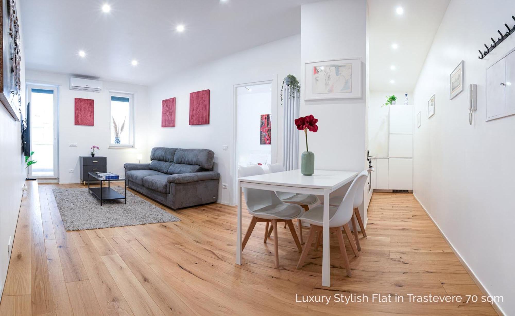 La Dolce Vita - Luxury Stylish Flats In Trastevere 70-90Sqm Рим Экстерьер фото